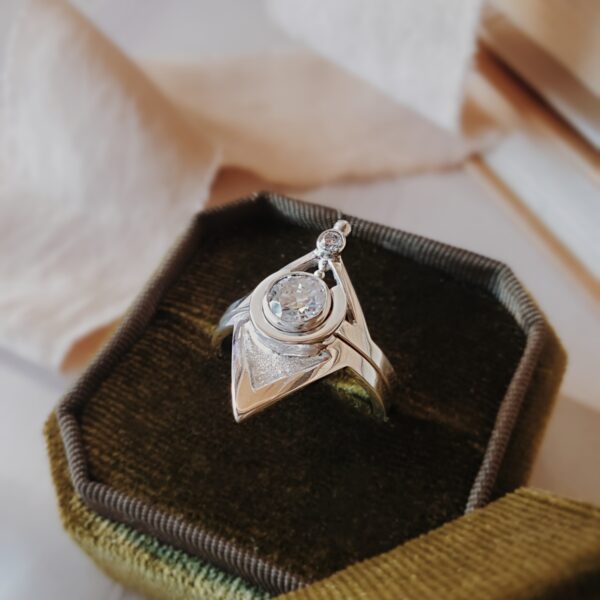 Goddess Unfettered - Venus Ring Set in Sterling Silver