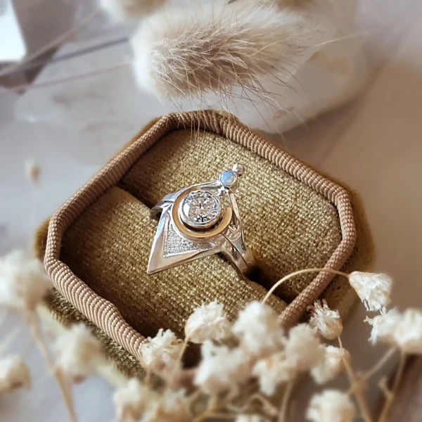 Venus Ring Set – Goddess Unfettered {Sterling Silver}