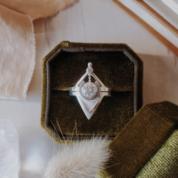 Goddess Unfettered - Venus Ring Set in Sterling Silver